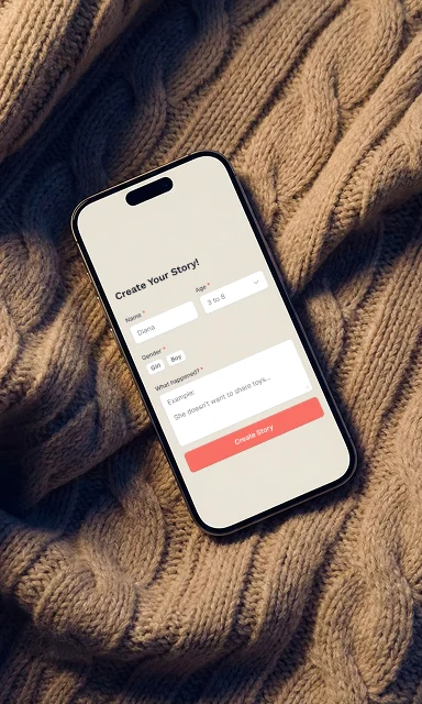 Create your story on phone